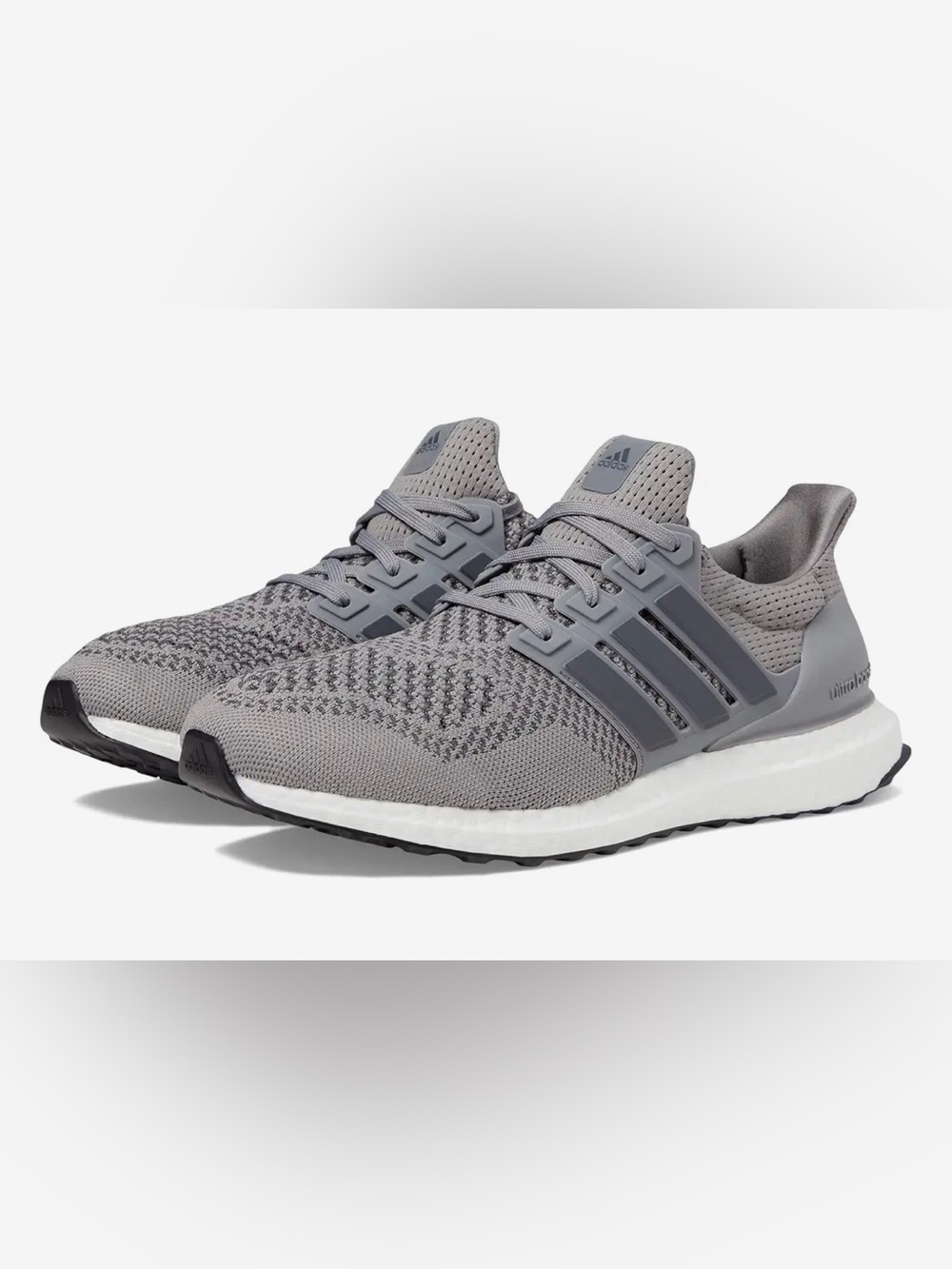 adidas UltraBoost  Grey Knit Running Shoes Women’s 7.5/Men’s 6